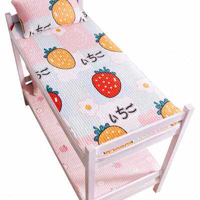 儿童凉席夏季乳胶学生宿舍单人床卡通幼儿园空调冰丝席子套件定制