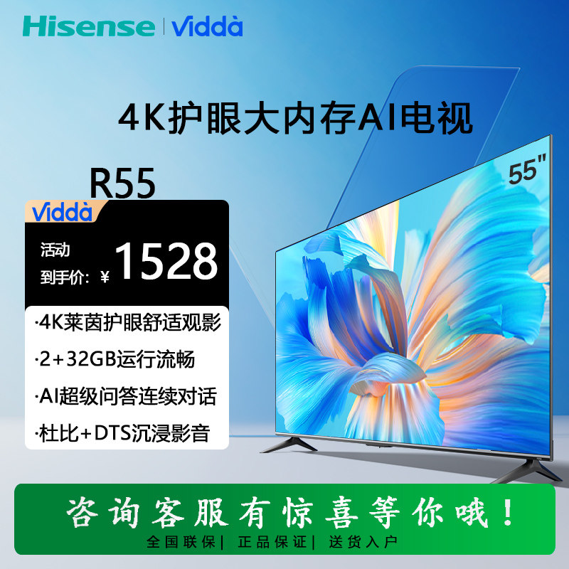 Vidda 55V1K-R 海平板电视