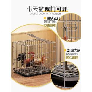 鸡笼子家用养鸡笼大号特大号自动清粪折叠养殖笼鸡舍铁丝网鸭鹅笼