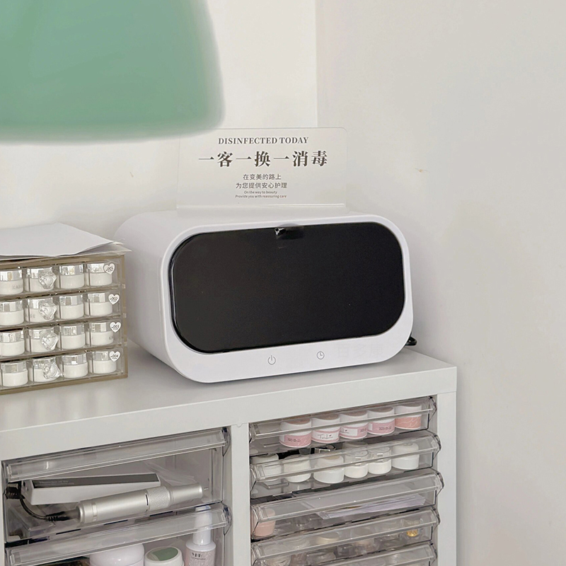 灭菌器手机桌面机器修脚假牙商用酒店臭氧家用牙模仪器消毒柜迷你
