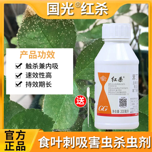 国光红杀苯丁哒螨灵红蜘蛛黄蜘蛛叶螨杀螨剂月季花卉柑橘果蔬农药