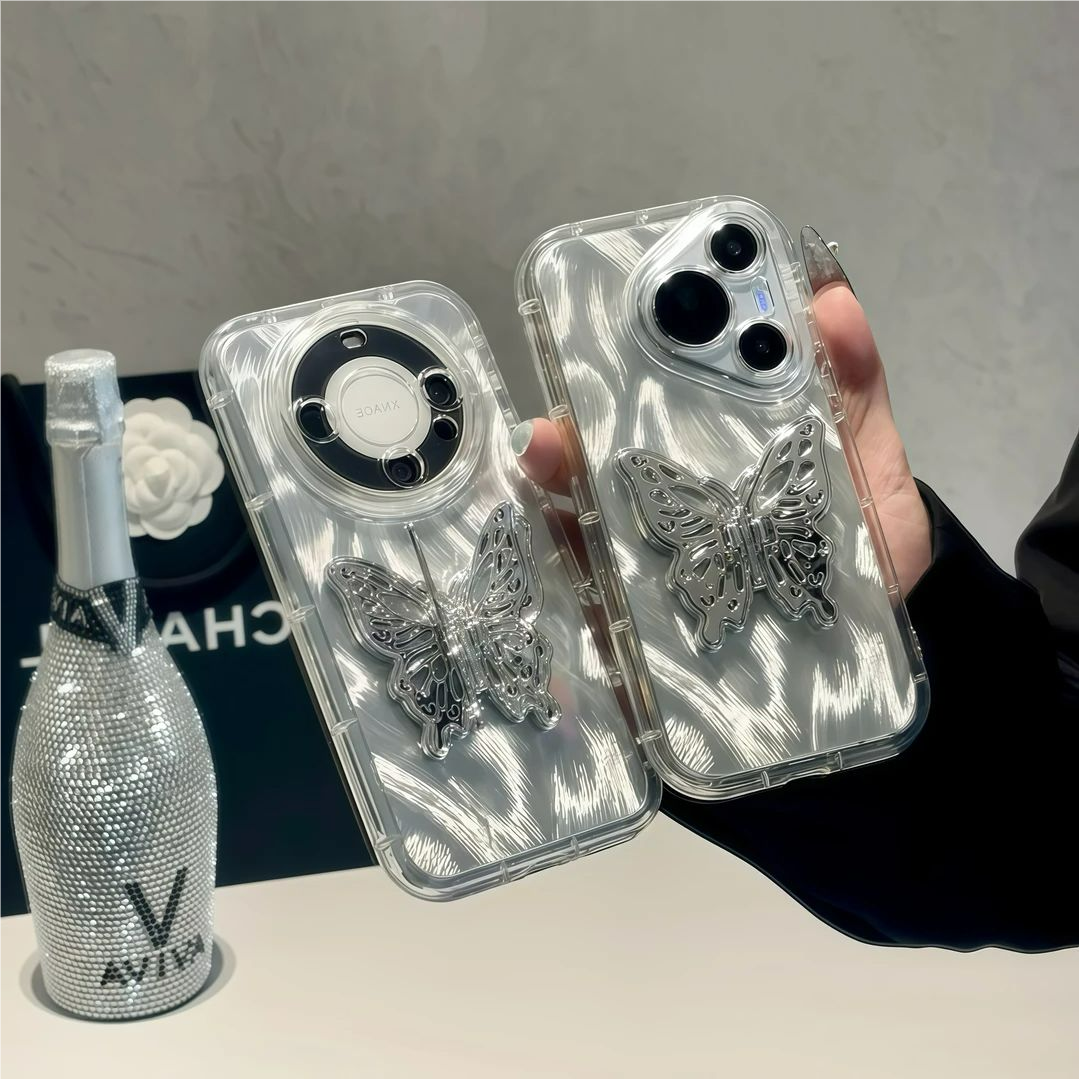 苹果17promax小众蝴蝶手机壳女款