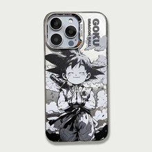 动漫七龙珠悟空适用于iPhone16promax手机壳苹果15pro潮牌12/13pro暗黑风14直角边原创潮牌小众保护套男款ins