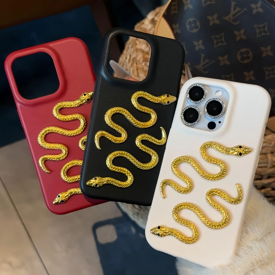 粉色小蛇ins16pro手机壳