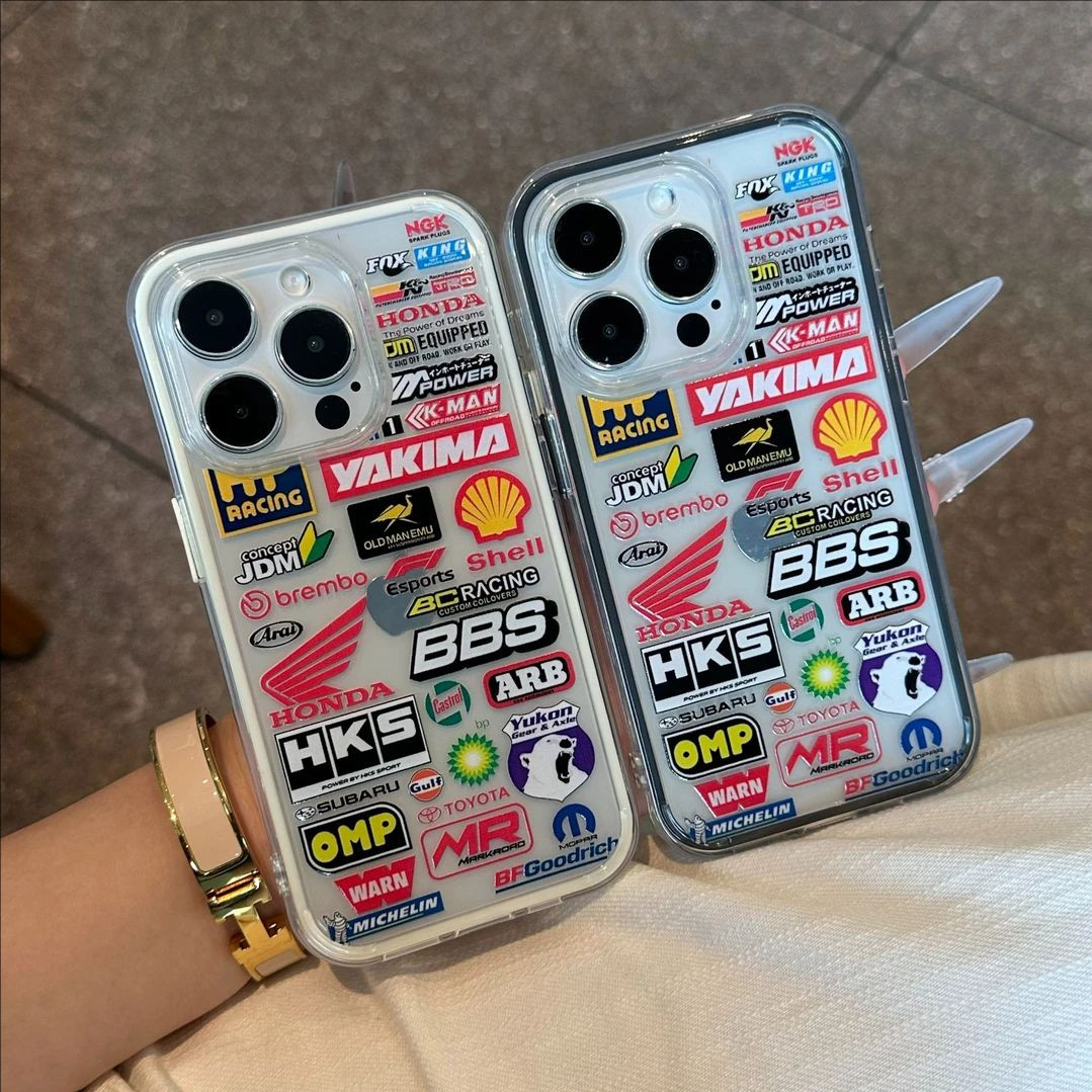 适用iPhone16/15promax潮流汽车标签手机壳小米15/14新款华为pura80/70小众vivos30高级感Reno14软壳保护套,3C数码配件,手机保护套/壳,淘宝优惠券,粉丝福利购,淘宝优惠卷