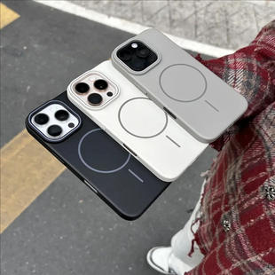 新款ins风苹果情侣手机壳适用iPhone16/15promax小众苹果14plus个性13磁吸手机壳12pro保护套11男女全包边