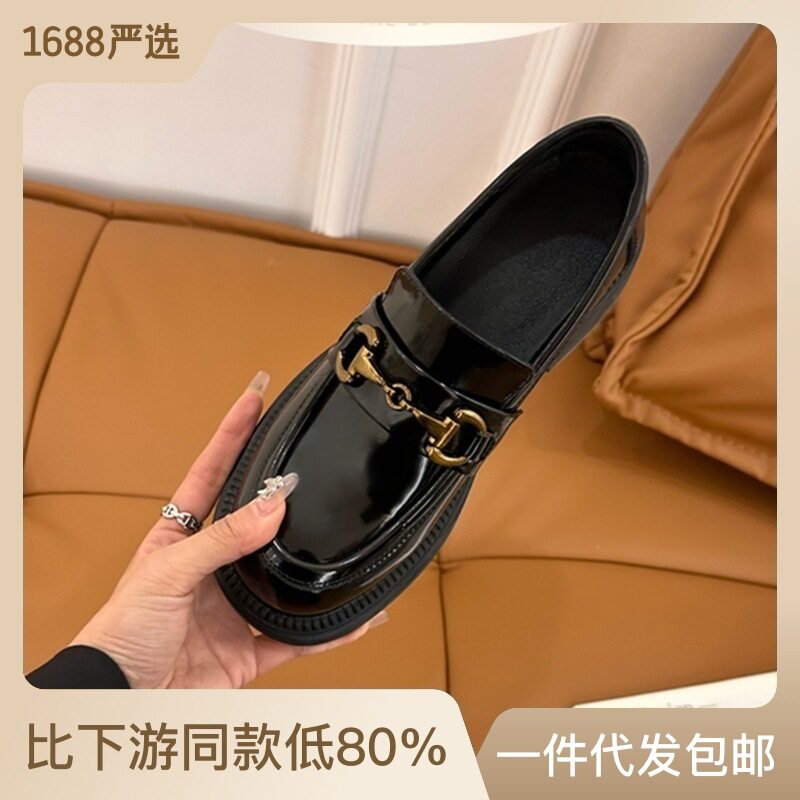 真皮厚底软底皮鞋厚底