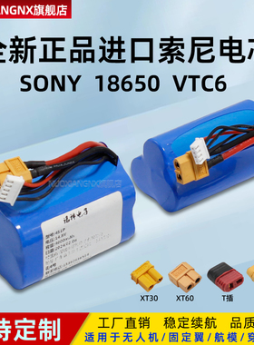 3S无人机电池24V航模电池高倍率18650电芯固定翼穿越机远航电池6S