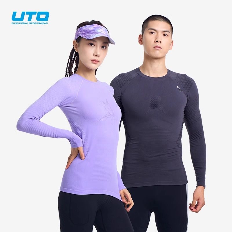 UTO悠途速干T恤男运动长袖女冬户外跑步徒步压缩吸湿排汗上衣春秋,户外/登山/野营/旅行用品,速干T恤,淘宝优惠券,粉丝福利购,淘宝优惠卷