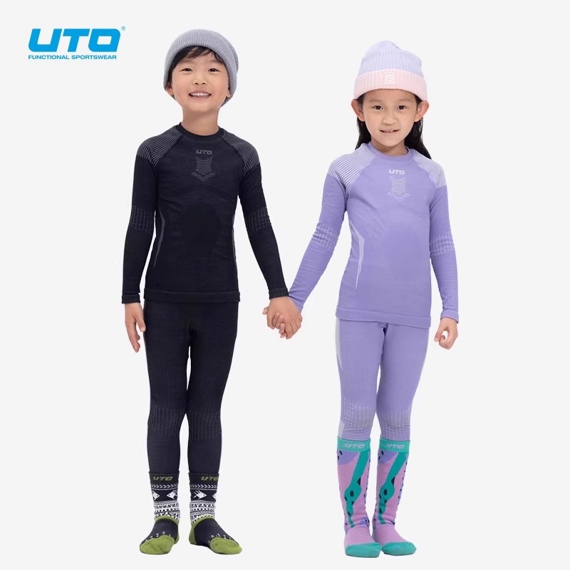 UTO儿童速干内衣保暖套装