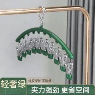 晾晒袜子多不锈钢衣夹家用学夹生宿舍功能夹多防滑无痕夹便携