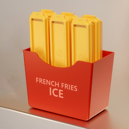 冰块模具家用食品级冰箱冻大冰格冰棒雪糕带盖长条制冰盒自制辅食