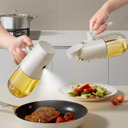 新款喷倒两用厨房雾化玻璃喷油壶