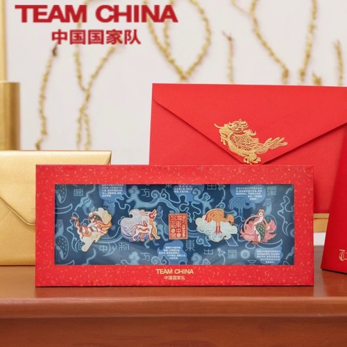 TEAMCHINA五星出东方利中国徽章