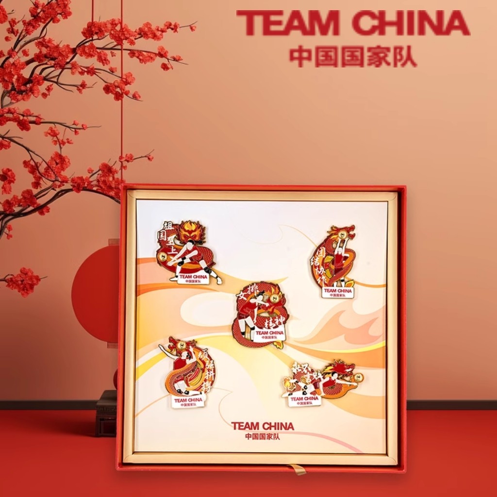女排龙飞凤舞徽章装TEAMCHINA