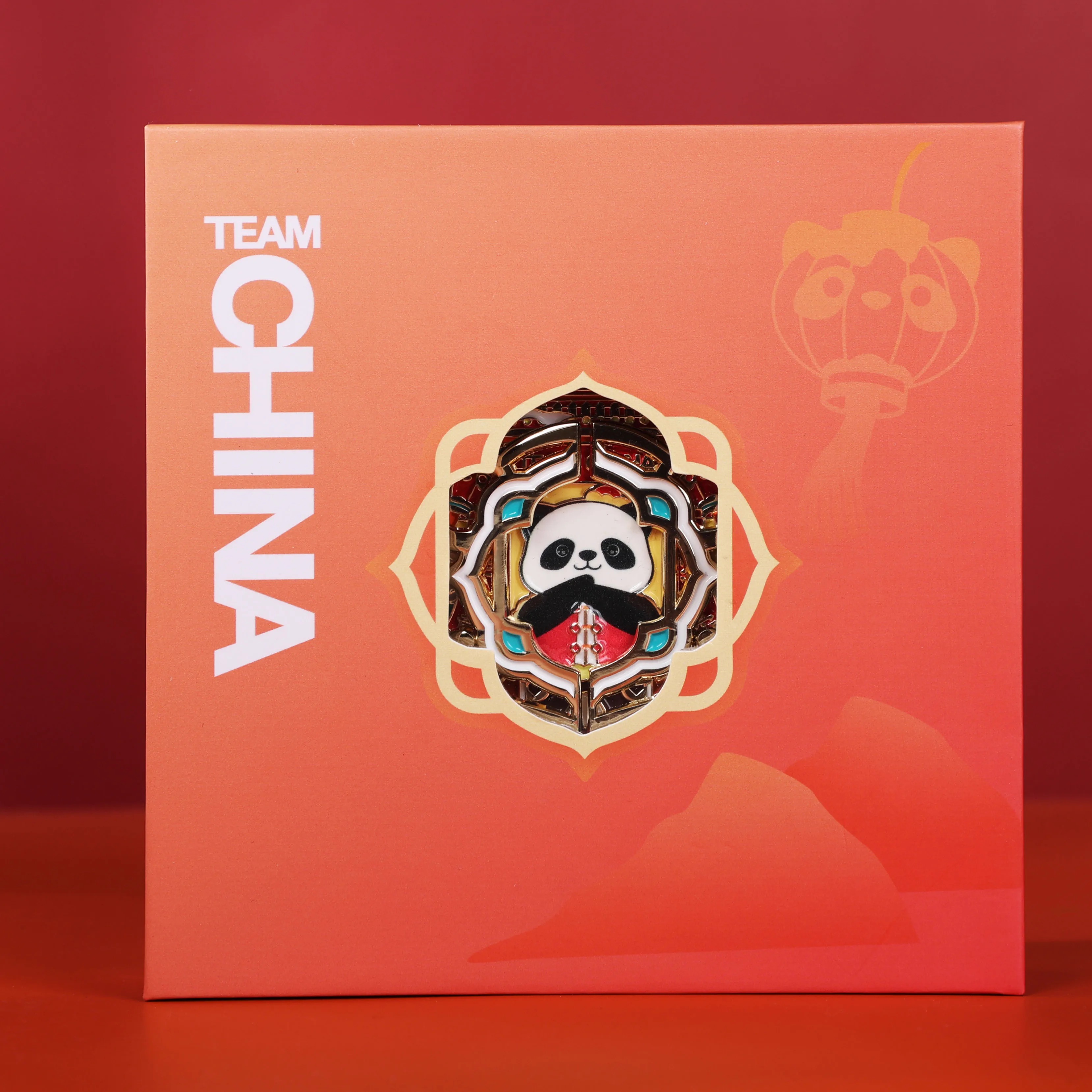 國家隊熊貓恭賀新春徽章