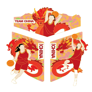 篮球火徽章套装TEAM CHINA官方旗舰店中国国家队