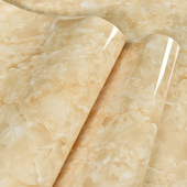 黄色大理石桌面贴纸岩板防水防烫餐桌书桌茶几翻新改造家具贴膜