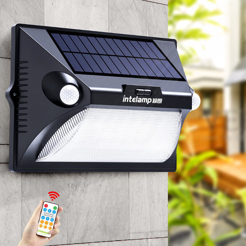颖朗太阳能灯感应灯户外庭院灯壁灯家用照明led路灯室外防水景观使用感如何?