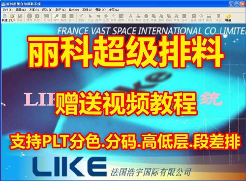 丽科瑞丽服装cad软件2020带超排排料丽科软件2012 2016超级排料