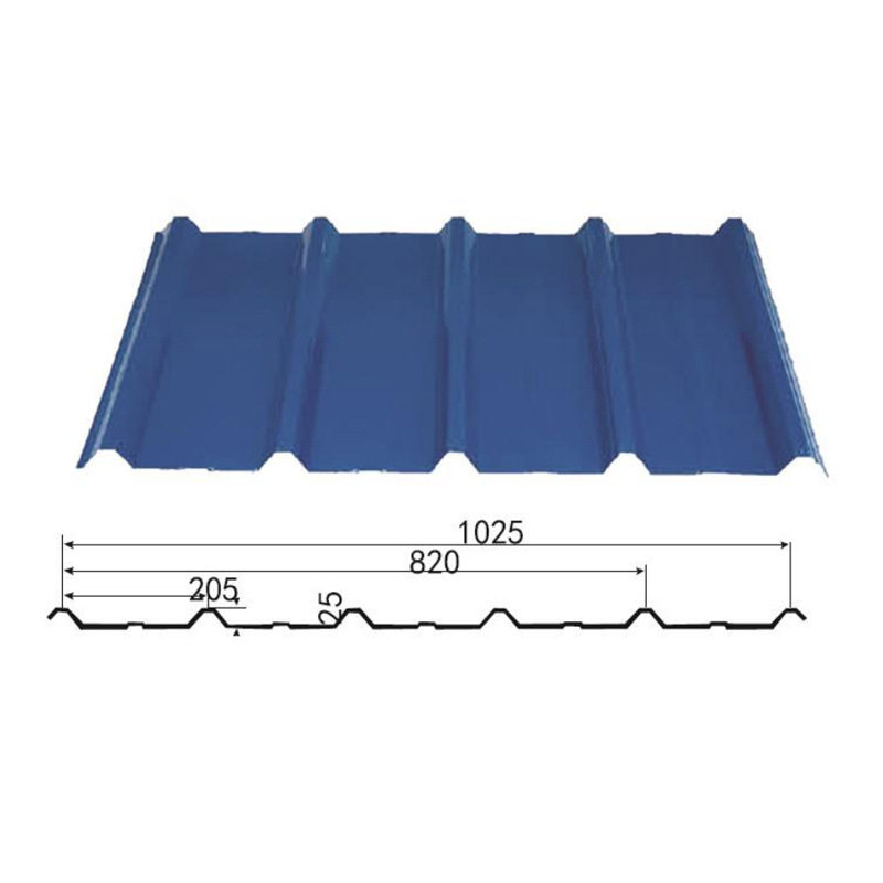 供应yx28-205-820型彩钢瓦 彩钢压型板起拱板围挡彩钢