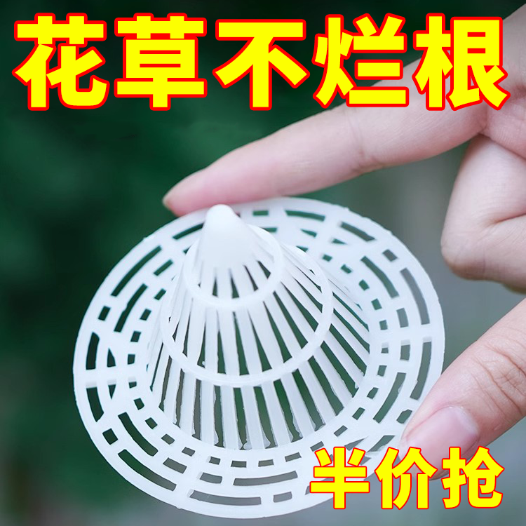 花盆底孔网垫塑料兰花沥水罩多肉