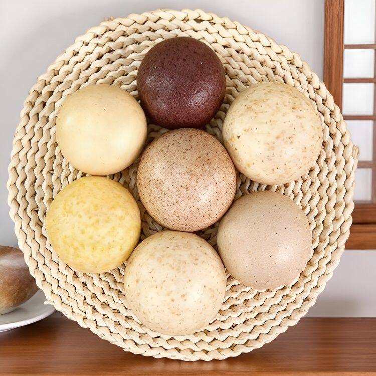 今月主食杂粮馒头正宗山东早餐批发手工粗粮五谷荞麦面食全麦黑麦