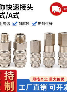 小型迷你快速接头欧式A式