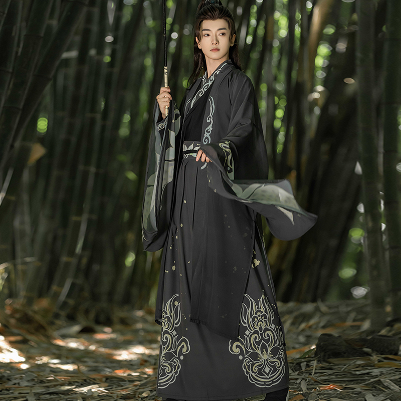 汉服国风学生班服黑色