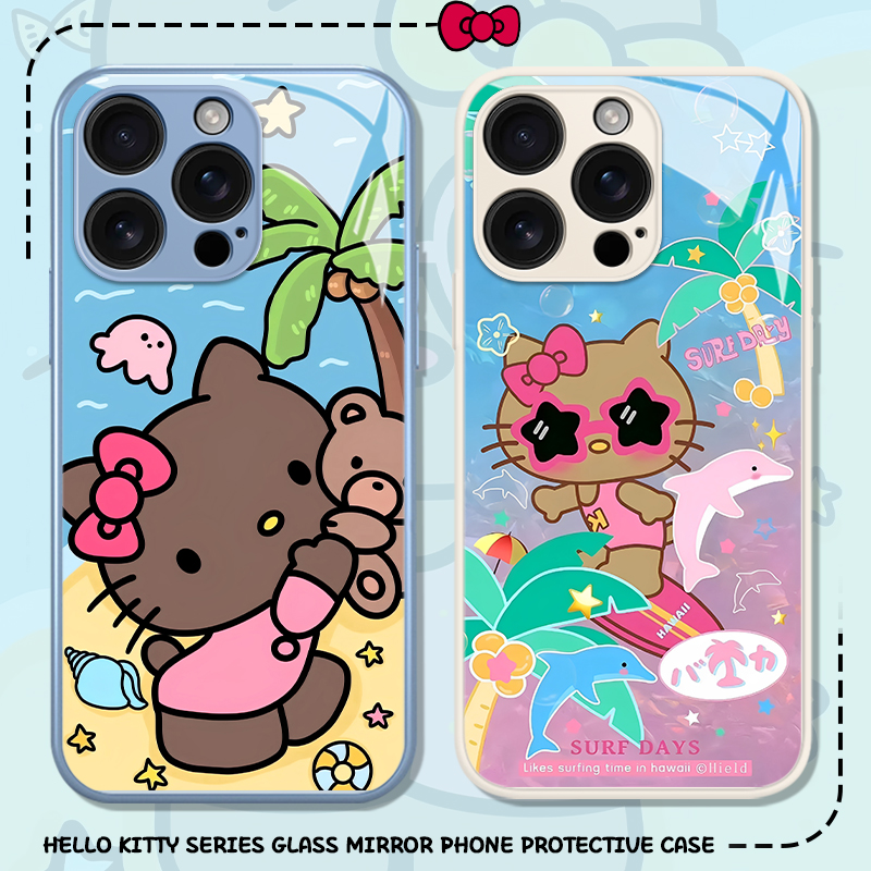 适用黑皮HelloKitty手机壳夏天