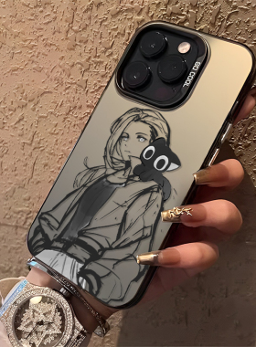 罗小黑战记手机壳适用苹果17鹿野iphone16promax动漫vivox300/oppofindx9pro/iqoo15一加ace6/13t/reno14/s50