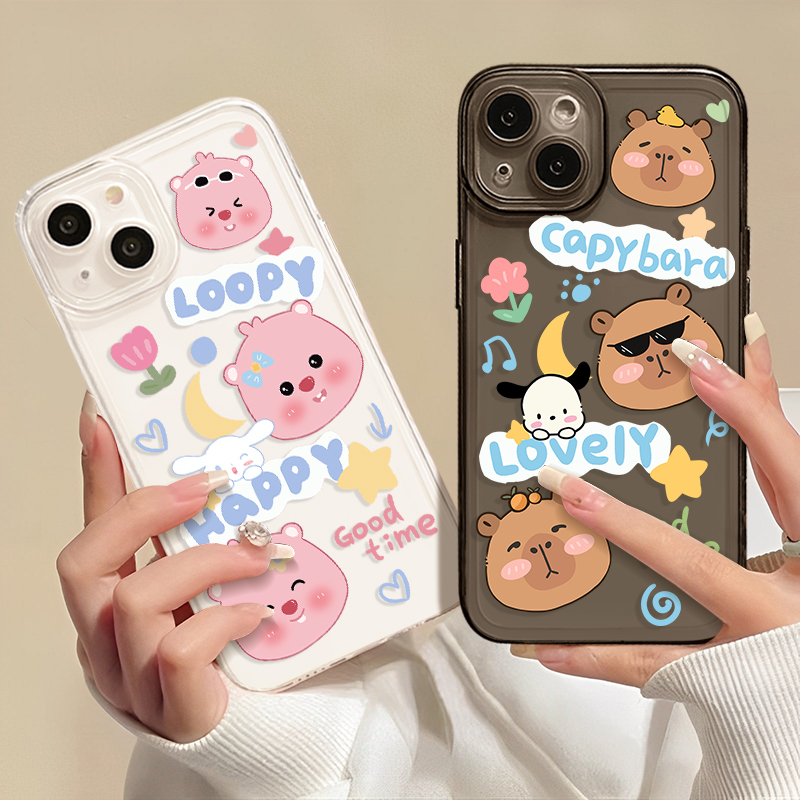loopy手机壳情侣卡皮巴拉可爱