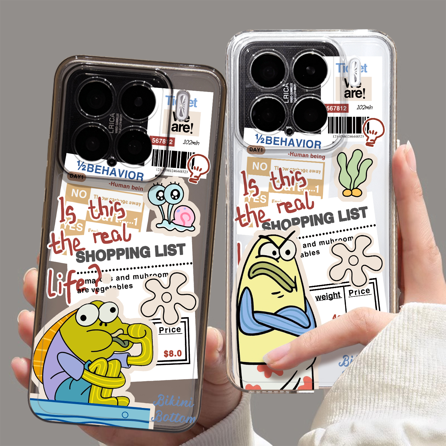 适用比奇堡的居民们手机壳丑鱼