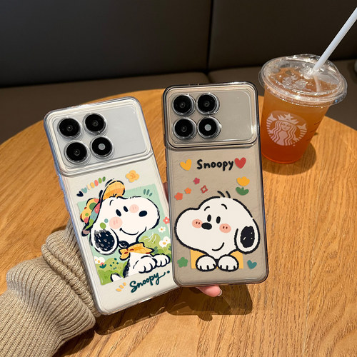 适用史努比手机壳多巴胺
