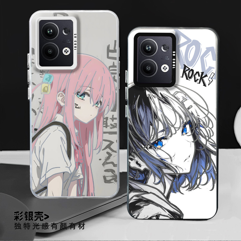 适用oppo手机壳孤独摇滚山田凉