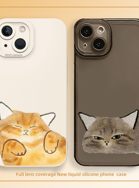 猫咪适用苹果17手机壳iphone16小米15情侣oppofindx8可爱vivox200华为p70/mate60pro荣耀x50红米iqoo一加ace5