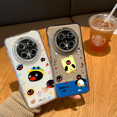 适用pingu手机壳企鹅情侣