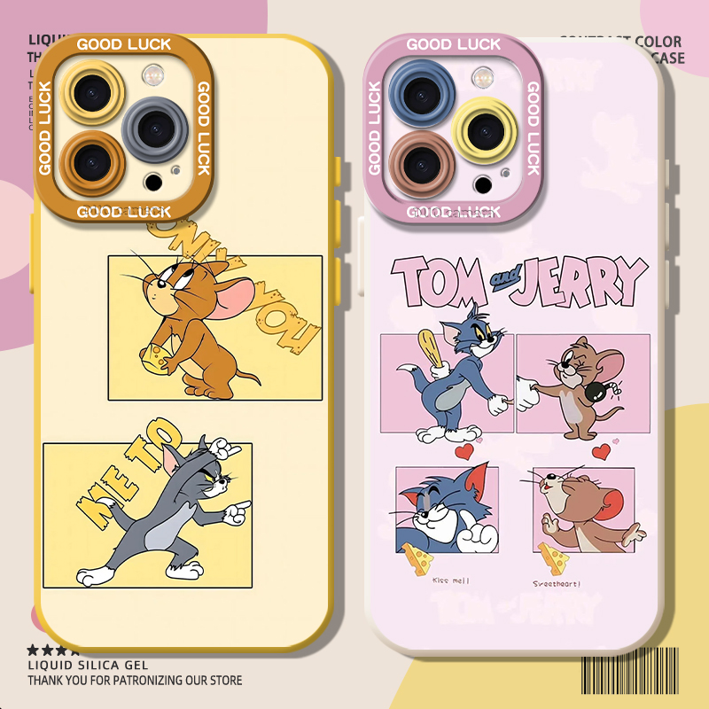 适用猫和老鼠手机壳情侣可爱趣味