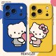 爱心凯蒂猫适用苹果17promax手机壳iphone13情侣oppofindx8s可爱kt猫reno15 vivox200pro s50一加iqooz9turbo