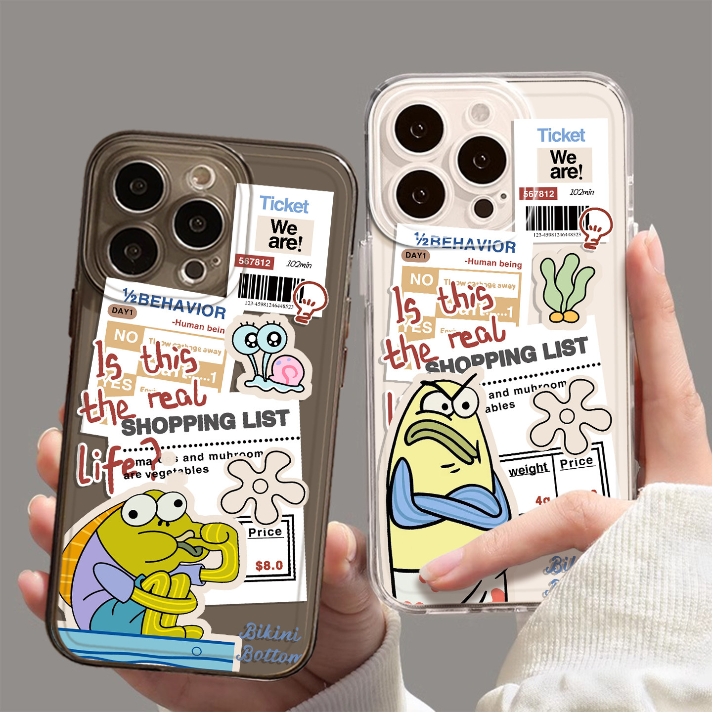 适用比奇堡的居民们手机壳丑鱼