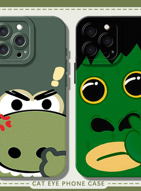 搞怪适用苹果17plus手机壳iphone12小米15华为pura70pro青蛙mate60丑萌nova13荣耀oppo挖鼻子vivos30一加iqoo
