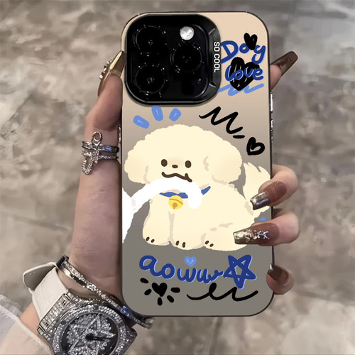 可爱猫咪小狗情侣手机壳小众趣味