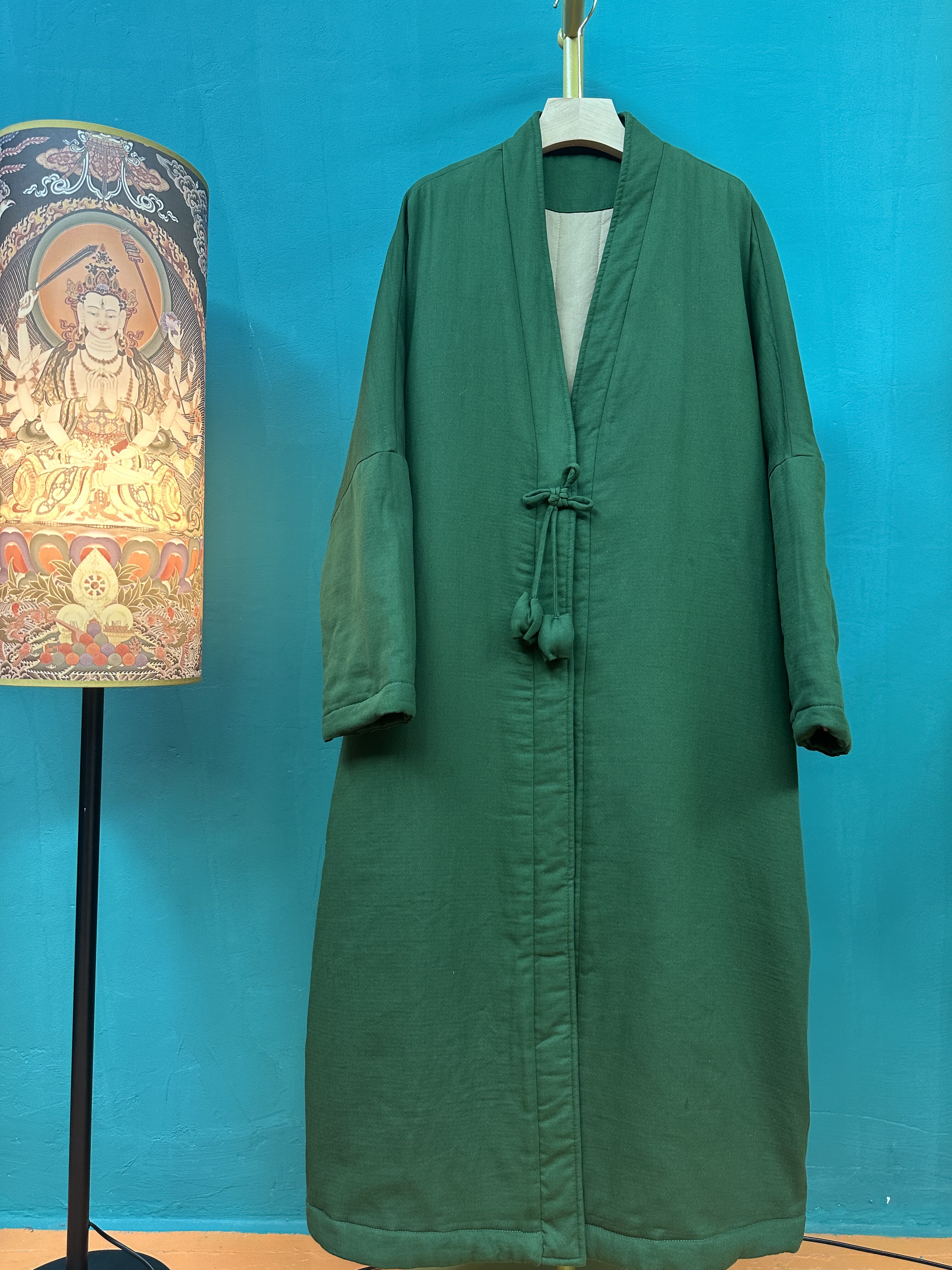 美斯佳悦女装原创设计定制亚麻棉袍百搭减龄禅意