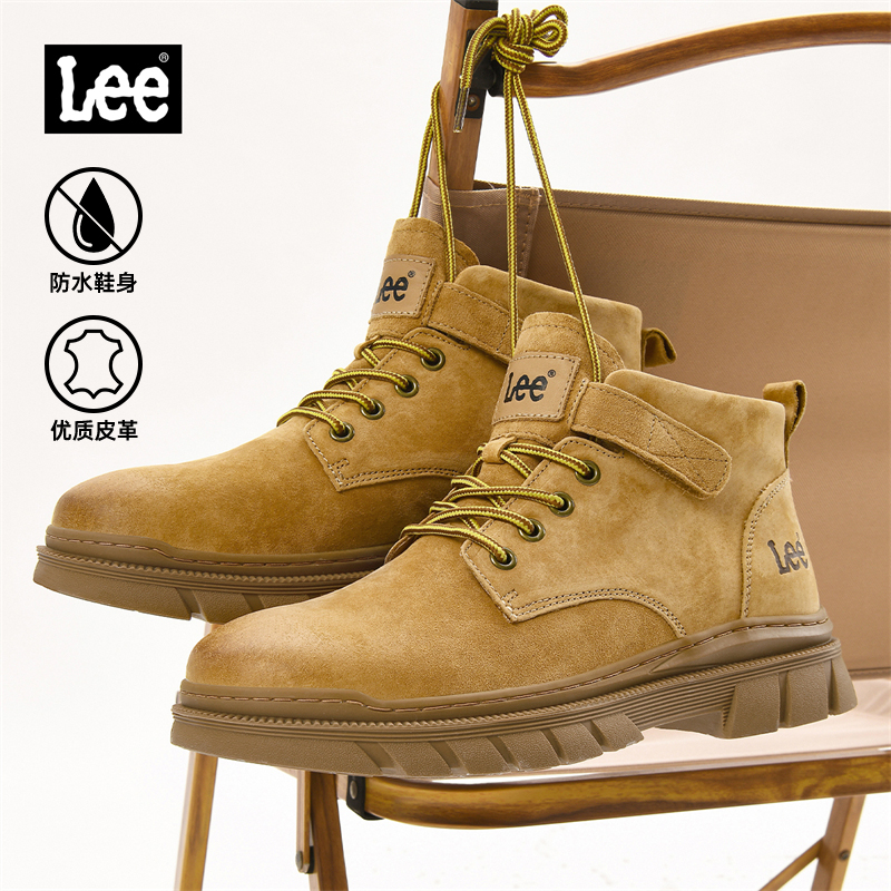 Lee户外短靴女马丁靴徒步登山靴