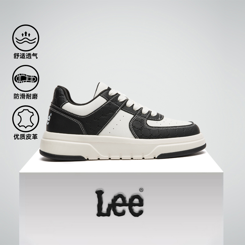 Lee真皮运动休闲板鞋男