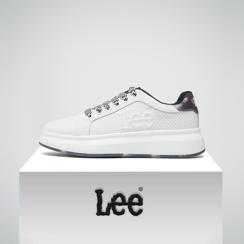 Lee低帮潮流板鞋大印logo