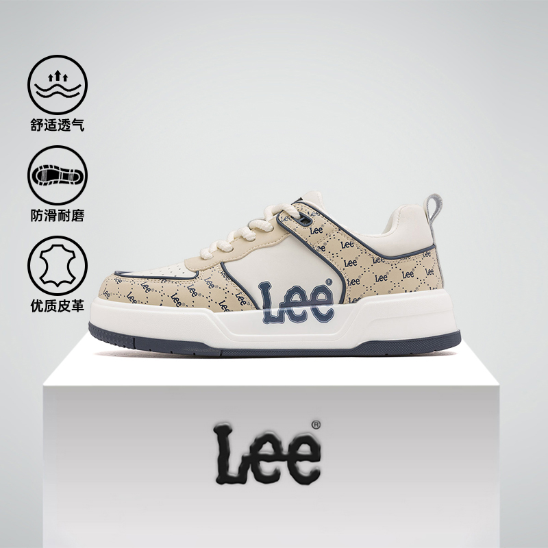 Lee运动拼色休闲板鞋防滑耐磨