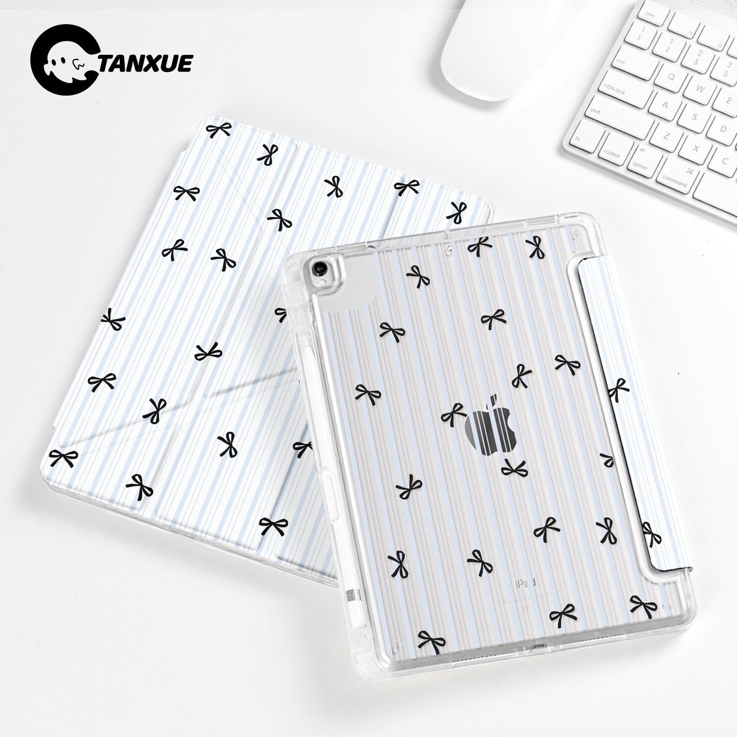 【韩系蝴蝶】Y型三折平板保护壳