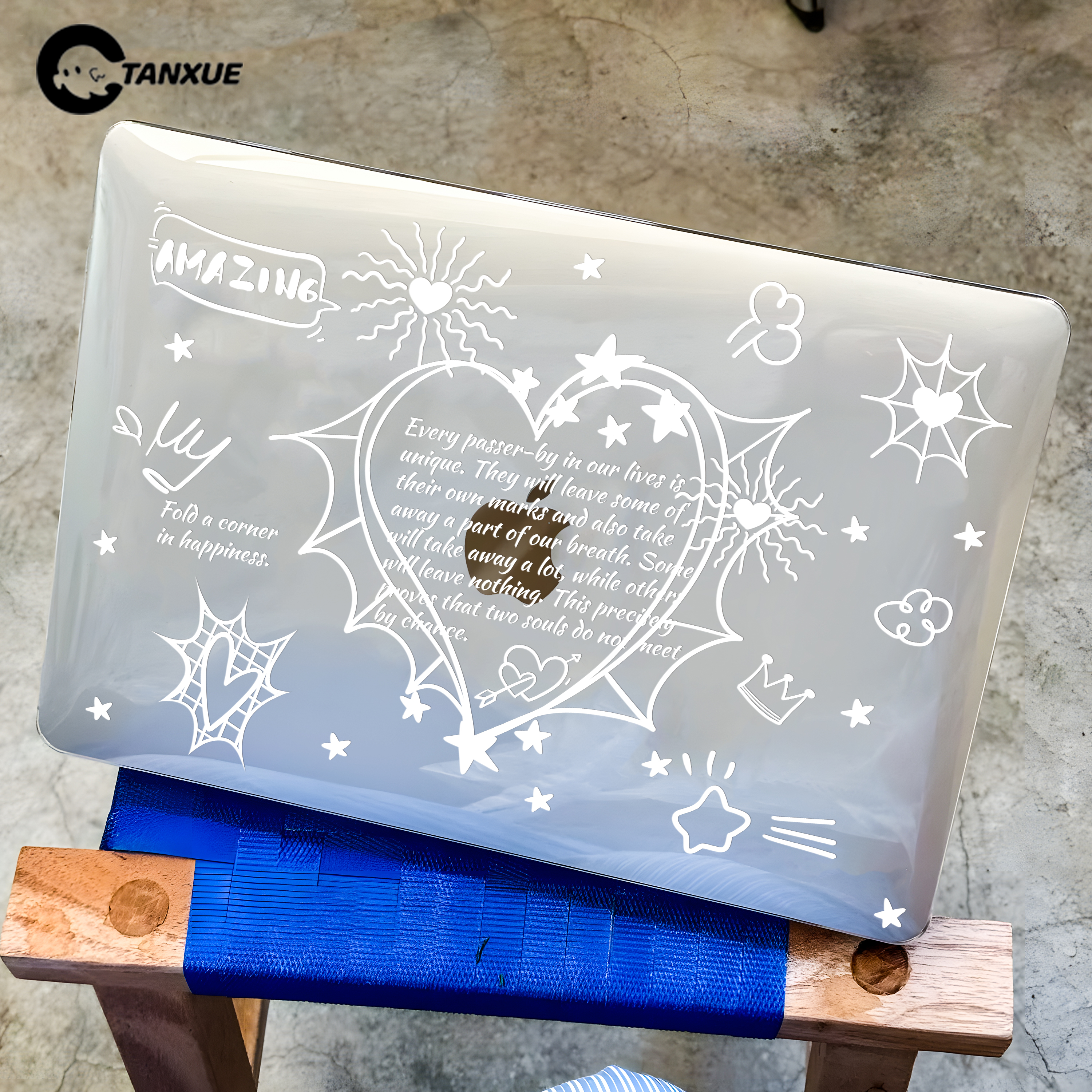 【韩系星星】云感磨砂电脑壳