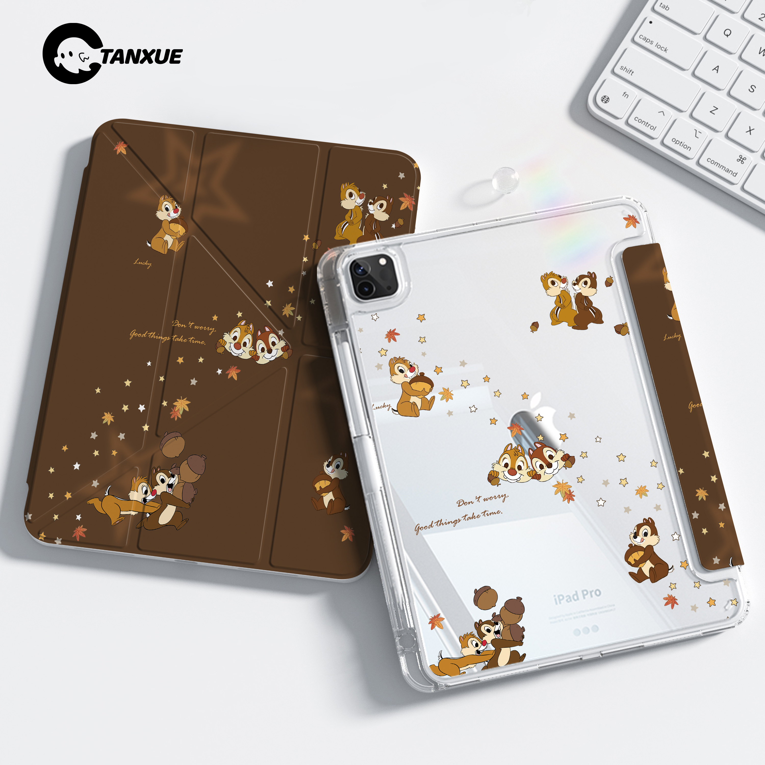 【小鹿斑比】Y型三折平板保护壳